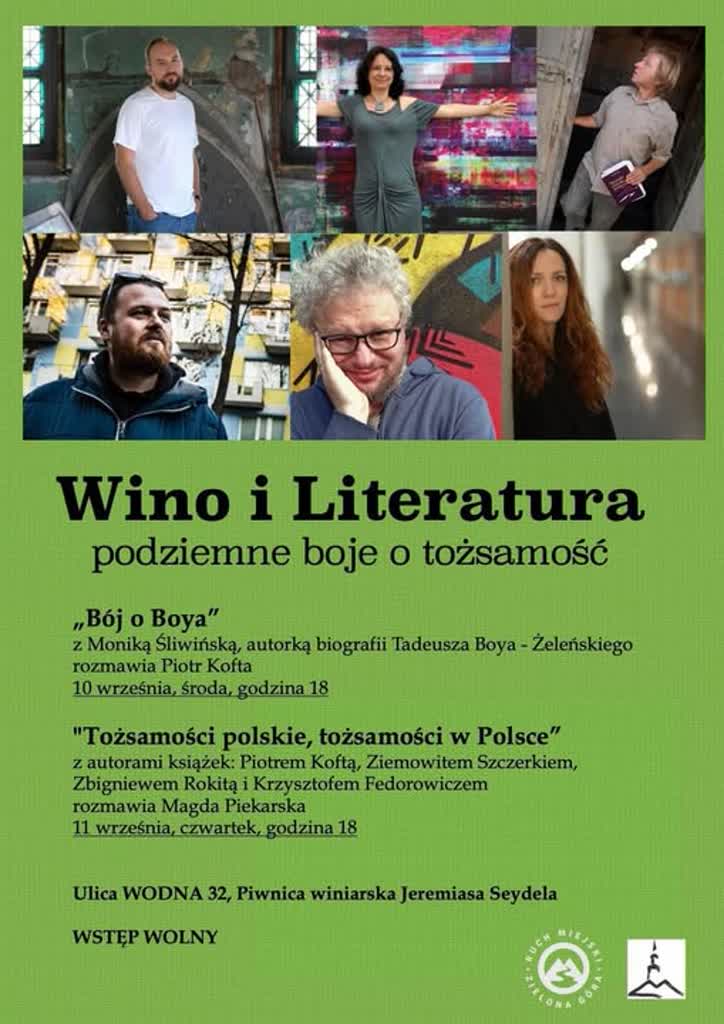 Winobraniowe spotkania „Wino i literatura”