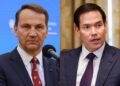 Radosław Sikorski i Marco Rubio Fot. PAP/EPA/Albert Zawada
