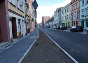 Prace na Krakowskim Przedmieściu w Lubsku zakończone 15 fot. K.Gonera