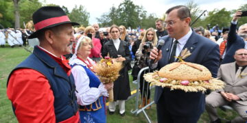 SPAŁA DOŻYNKI POLSKIE. Na zdjęciu Stefan Krajewski. Fot. PAP/Piotr Polak