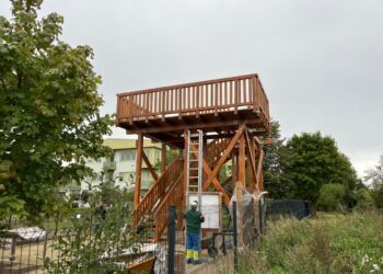 Nowy taras widokowy przy al. Słowackiego 12 Nowy taras widokowy przy al. Słowackiego Radio Zachód - Lubuskie