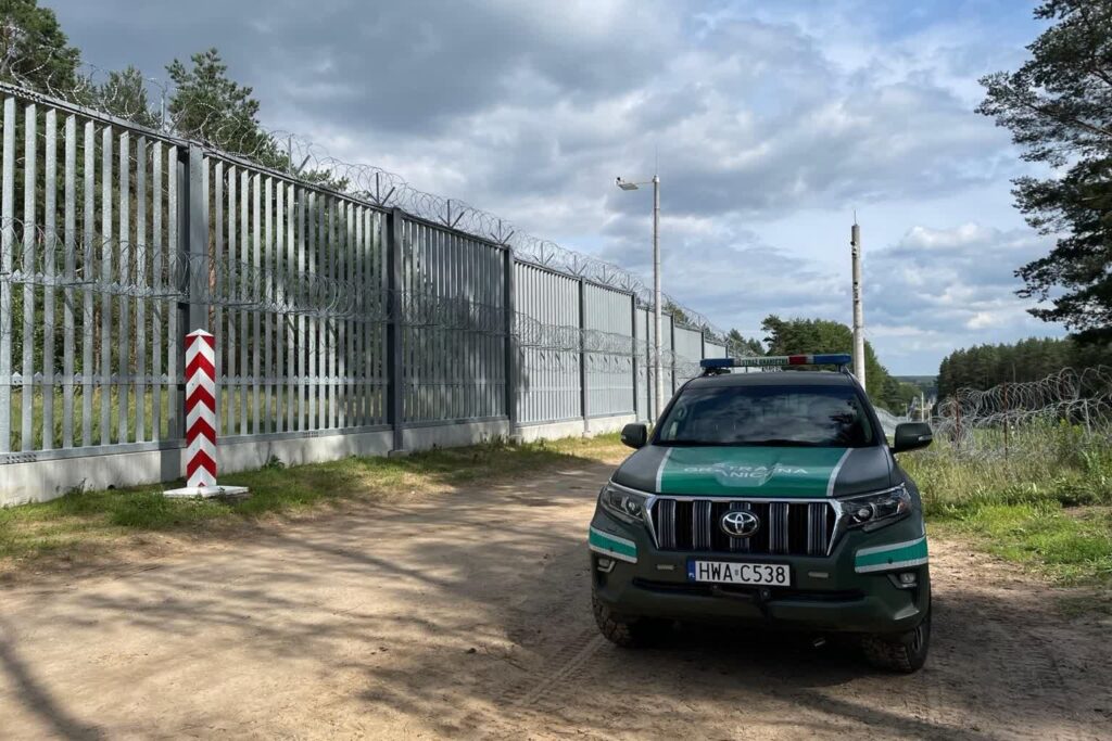 Nie ustaje napór nielegalnych migrantów materiały prasowe Straży Granicznej