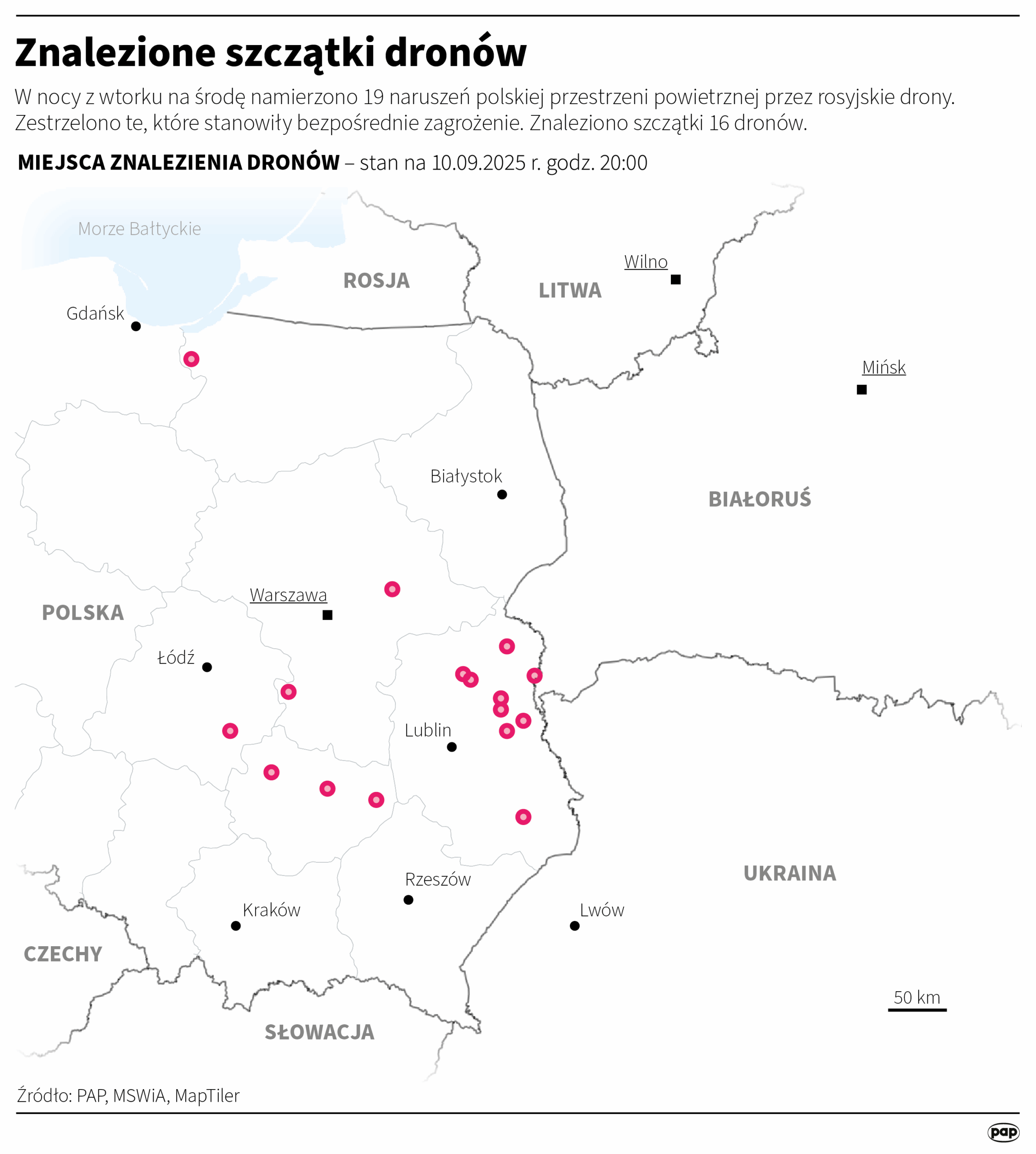 Ekspert: drony nad Polską bez wątpienia były bojowe [AKTUALIZOWANA RELACJA] Radio Zachód - Lubuskie