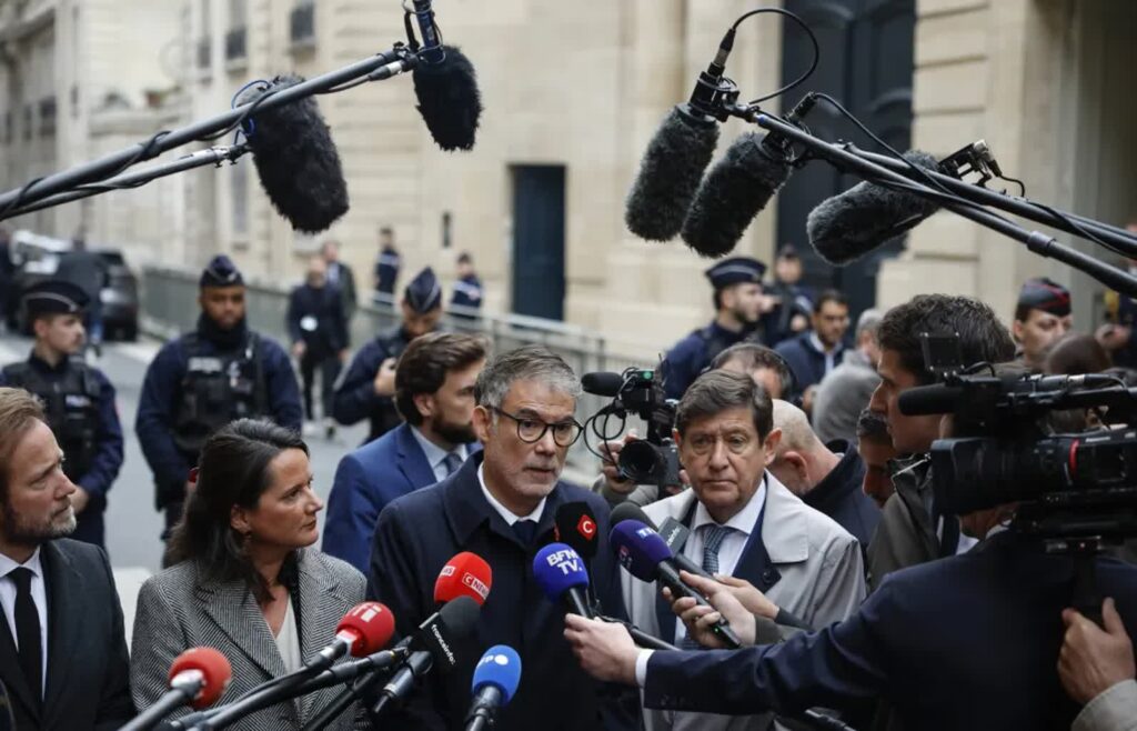 Trwa formowanie drugiego rządu Lecornu. Szef francuskich socjalistów zagroził wotum nieufności 1 Szef francuskich socjalistów Olivier Faure. Fot. PAP/EPA/Olivier Faure