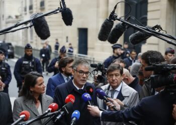 Szef francuskich socjalistów Olivier Faure. Fot. PAP/EPA/Olivier Faure