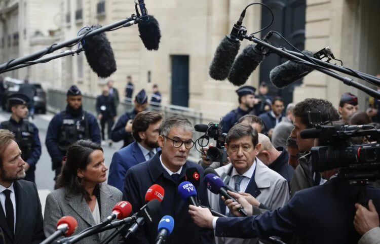 Szef francuskich socjalistów Olivier Faure. Fot. PAP/EPA/Olivier Faure