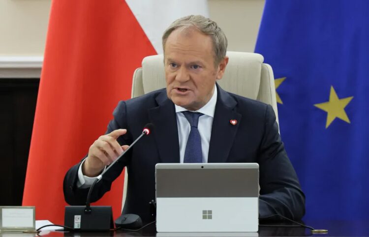 Premier Donald Tusk. Fot. PAP/Paweł Supernak