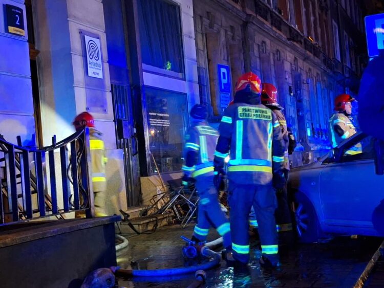 Pożar w Katowicach. Fot. Gabinety Psychoterapii Ariadna/FB