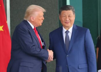 Donald Trump i Xi Jinping Fot. PAP/EPA/YONHAP
