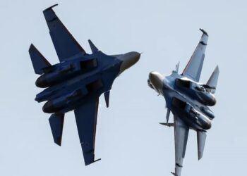 Su-30SM (zdj. ilustracyjne) Fot. PAP/EPA/SERGEI ILNITSKY