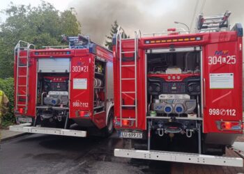 Strażacy ugasili pożar składowiska odpadów przy ul. Metalurgicznej 13 Zdjęcie ilustracyjne. Fot. Komenda Wojewódzka Państwowej Straży Pożarnej w Lublinie/FB