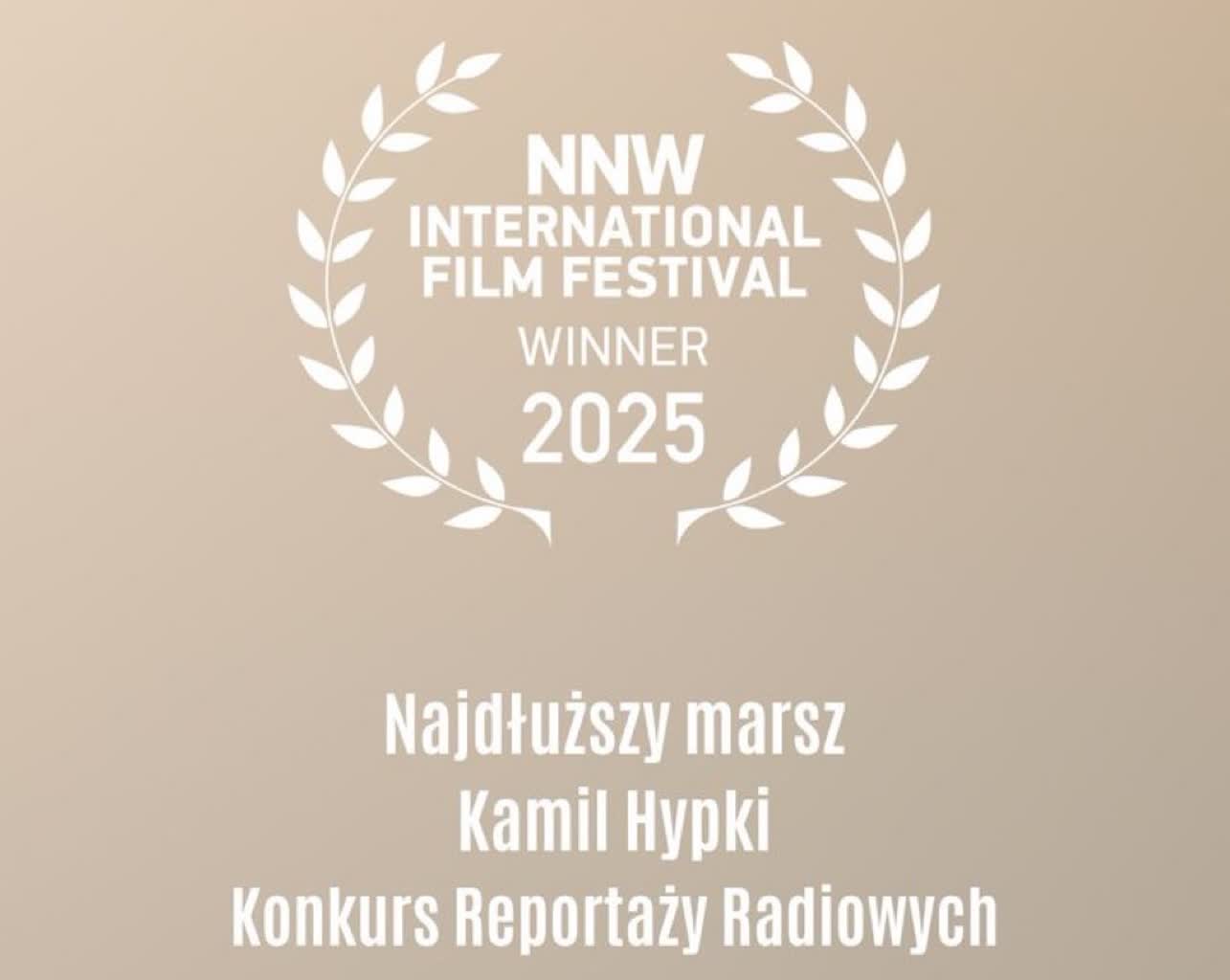 Mamy główną nagrodę Międzynarodowego Festiwalu NNW