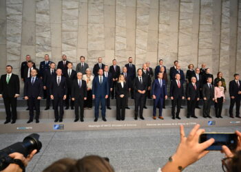 Bruksela. Spotkanie ministrów obrony państw NATO (PAP/Wiktor Dąbkowski)