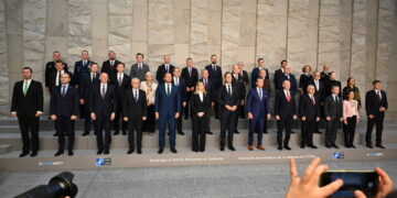 Bruksela. Spotkanie ministrów obrony państw NATO (PAP/Wiktor Dąbkowski)