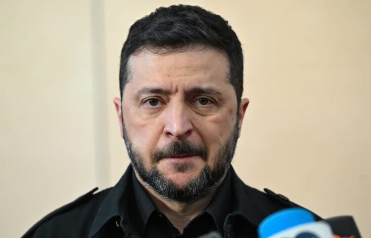 Zełenski: jest duże ryzyko, że Putin może rozpocząć wojnę światową 9 Wołodymyr Zełenski Fot. PAP/Radek Pietruszka