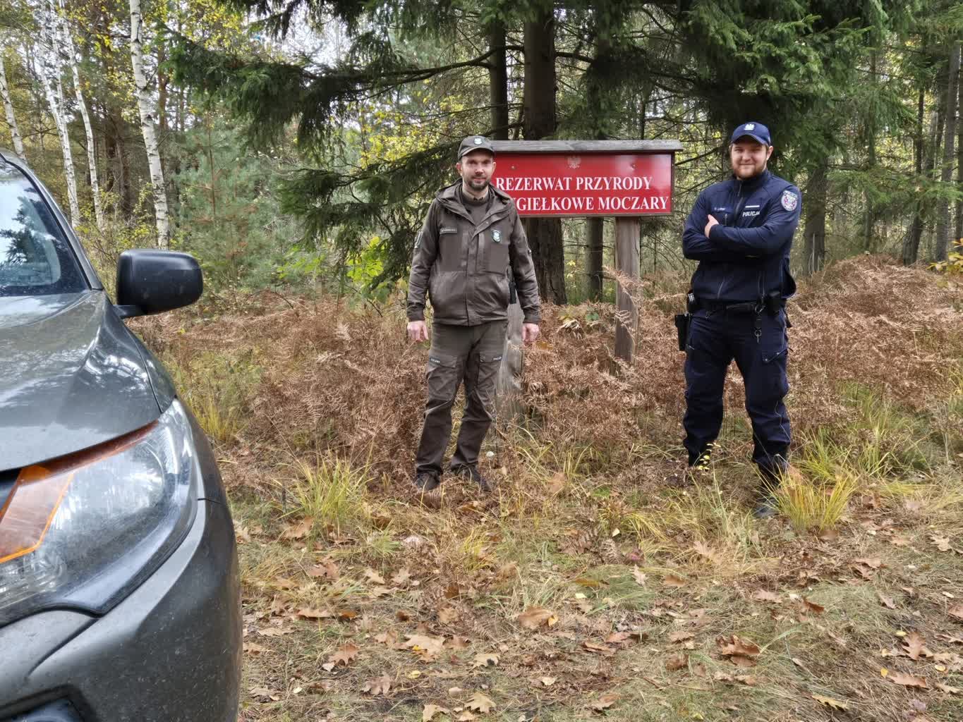 Wspólna akcja żagańskiej policji i straży leśnej „Stroisz 2025”