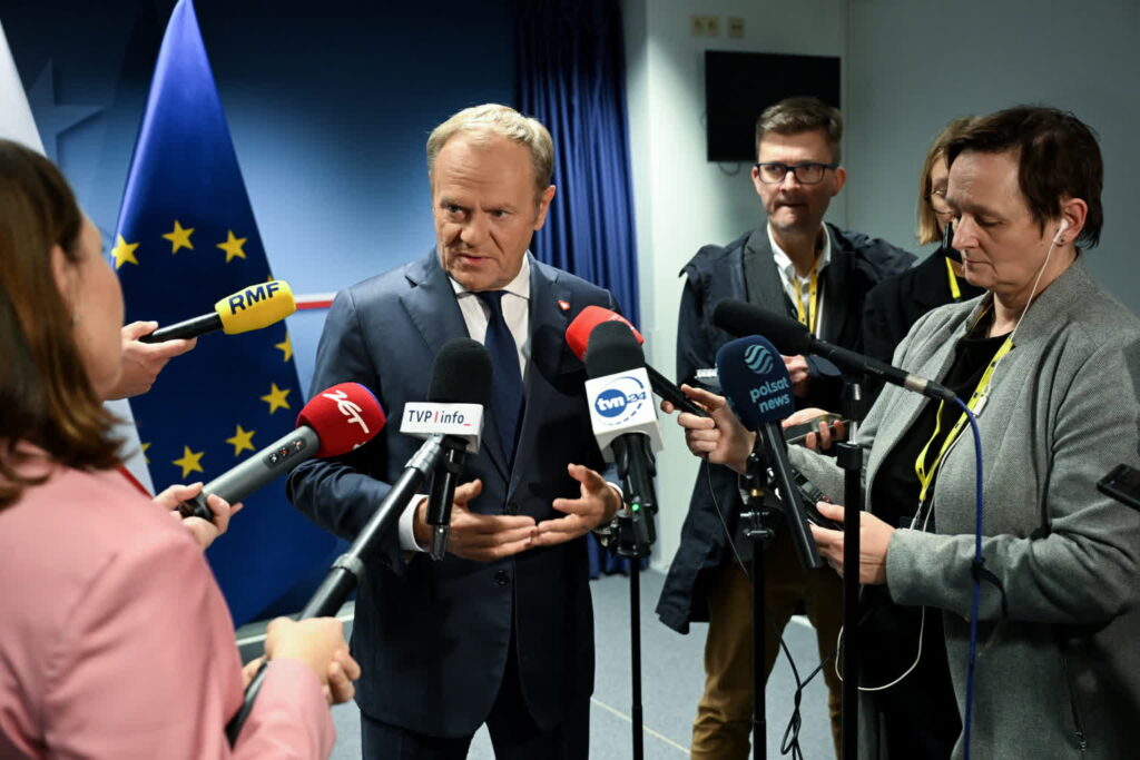 Premier Donald Tusk (PAP/Wiktor Dąbkowski)