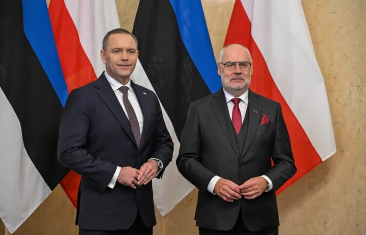 Karol Nawrocki rozmawiał z prezydentem Estonii m.in. o bezpieczeństwie regionu 9 Karol Nawrocki i Alar Karis Fot. PAP/Radek Pietruszka