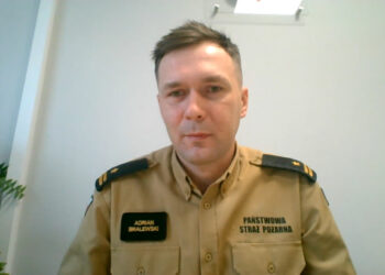 mł. bryg. Adrian Bralewski, Akademia Pożarnicza w Warszawie Radio Zachód - Lubuskie