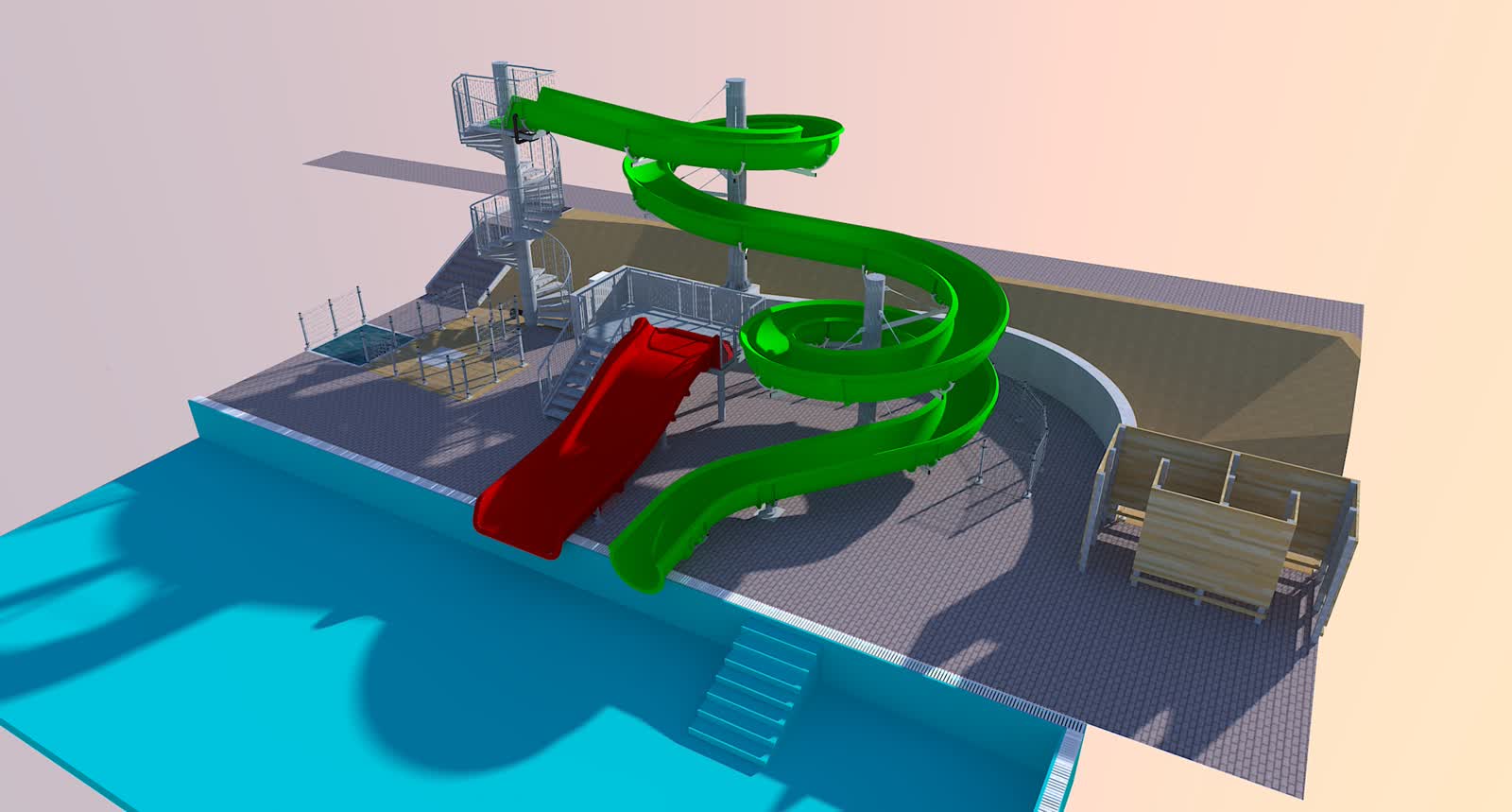 Będzie zjeżdżalnia przy basenie w Lubsku