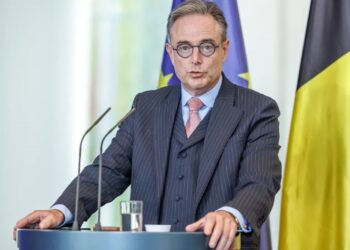 Służby udaremniły zamach na premiera Belgii 16 Bart De Wever Fot. PAP/EPA/ANDREAS GORA / POOL