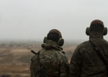 Tomahawki dla Ukrainy. Media: to może być niewykonalne 14 Żołnierze podczas manewrów wojskowych Fot. PAP/EPA/VALDA KALNINA