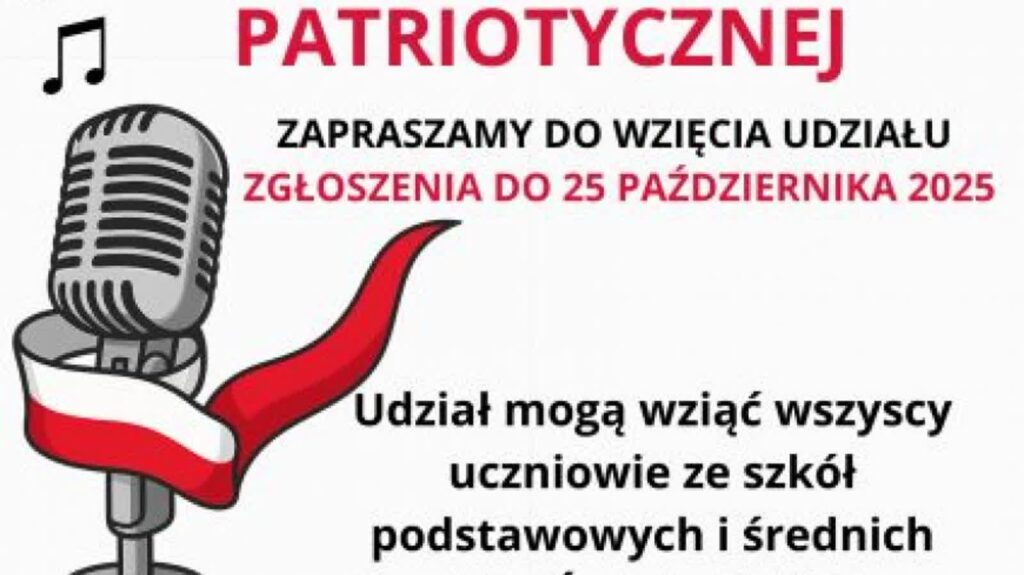 Patriotyczne śpiewanie w Lubrzy Radio Zachód - Lubuskie