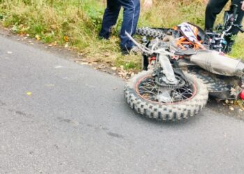 Zderzenie motocyklisty z samochodem. W akcji LPR 15 Zderzenie motocyklisty z samochodem. W akcji LPR Radio Zachód - Lubuskie