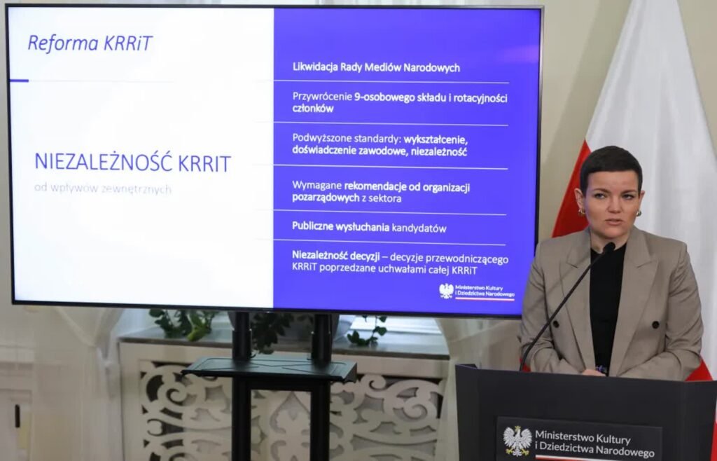 Minister kultury i dziedzictwa narodowego Marta Cienkowska. Fot. PAP/Paweł Supernak