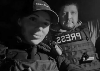 Tragiczna śmierć ukraińskich dziennikarzy. Pracowali w najgorętszych miejscach Donbasu 14 Dziennikarze zginęli w Kramatorsku w czasie ataku rosyjskiego drona. Fot. FB/Wadym Fiłaszkin