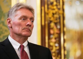 Kreml: Tomahawki na Ukrainie będą oznaczać nową poważną rundę napięć z Zachodem 17 Rzecznik Kremla Dmitrij Pieskow Fot. PAP/EPA/ALEXANDER ZEMLIANICHENKO / POOL