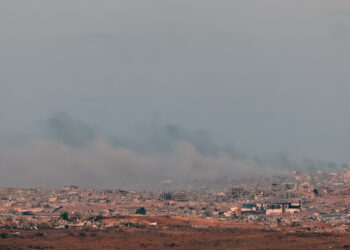 Zniszczona Gaza (PAP/EPA/ATEF SAFADI)