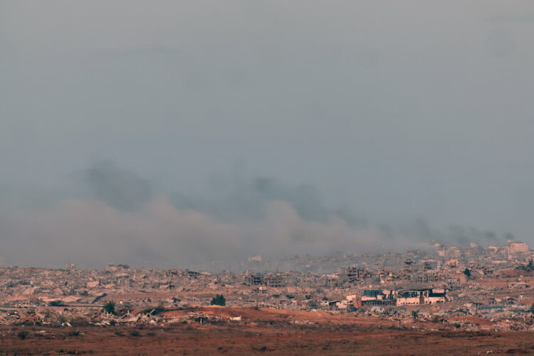 Zniszczona Gaza (PAP/EPA/ATEF SAFADI)
