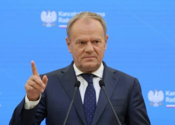 Premier Donald Tusk. Fot. PAP/Paweł Supernak