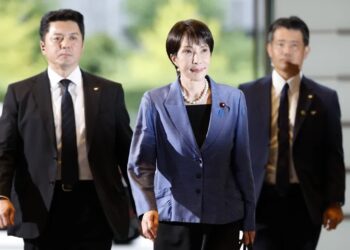 Sanae Takaichi Fot. PAP/EPA/FRANCK ROBICHON