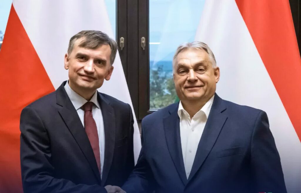 Zbigniew Ziobro i Viktor Orban Fot. X/@PM_ViktorOrban