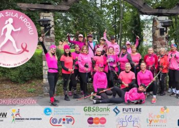 Nordic walking na różowo Radio Zachód - Lubuskie