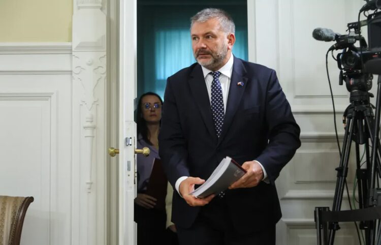 Minister sprawiedliwości, prokurator generalny Waldemar Żurek. Fot. PAP/Rafał Guz