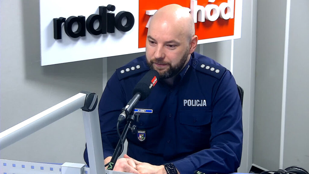 Maciej Kimet, rzecznik lubuskiej policji Radio Zachód - Lubuskie
