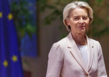 Ursula von der Leyen Fot. PAP/EPA/OLIVIER MATTHYS