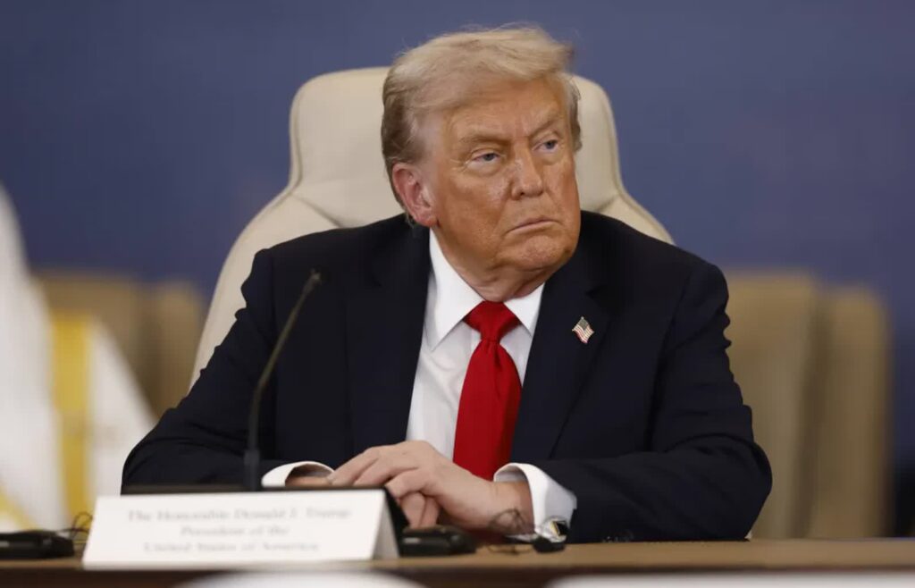 Donald Trump. Fot. PAP/EPA/YOAN VALAT