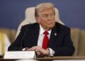 Donald Trump. Fot. PAP/EPA/YOAN VALAT