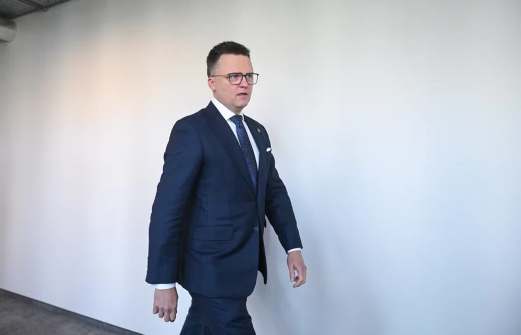 Marszałek Sejmu Szymon Hołownia. Fot. PAP/Marcin Obara