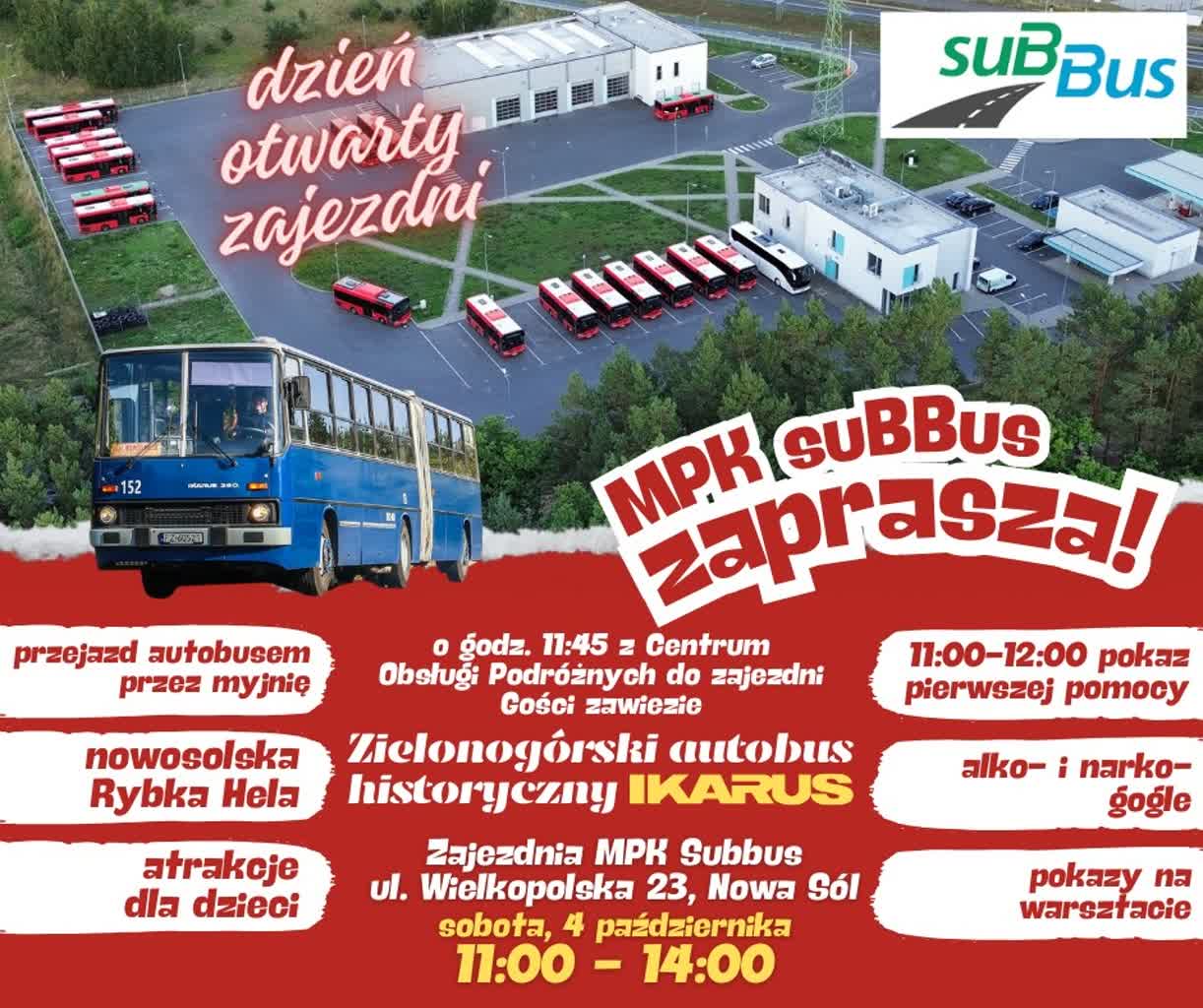 Dzień otwartych drzwi w MPK SubBus w Nowej Soli