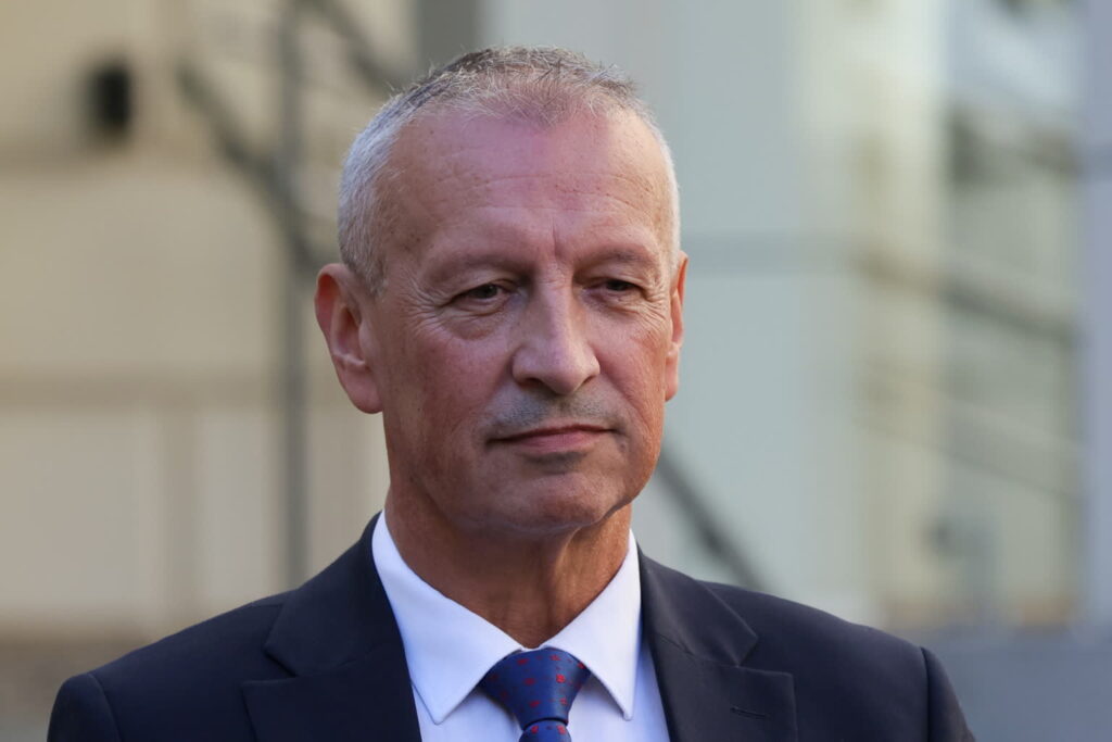 Rzecznik ministra koordynatora służb specjalnych Jacek Dobrzyński. PAP/Paweł Supernak