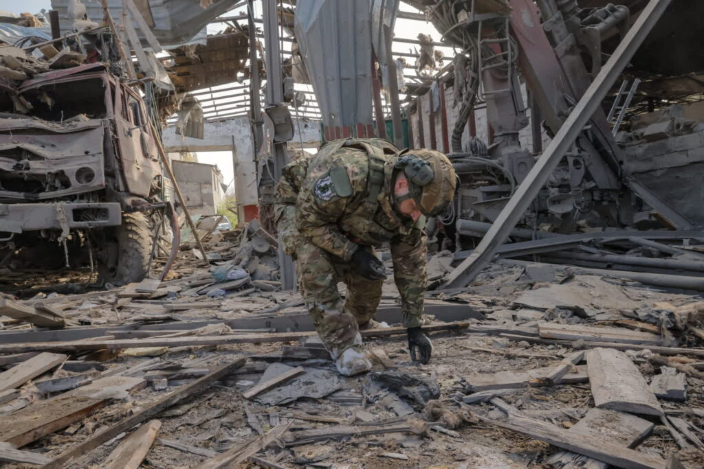 Ukraina. Trudna sytuacja w Pokrowsku i ataki na Moskwę 1 PAP/Yevhen Titov