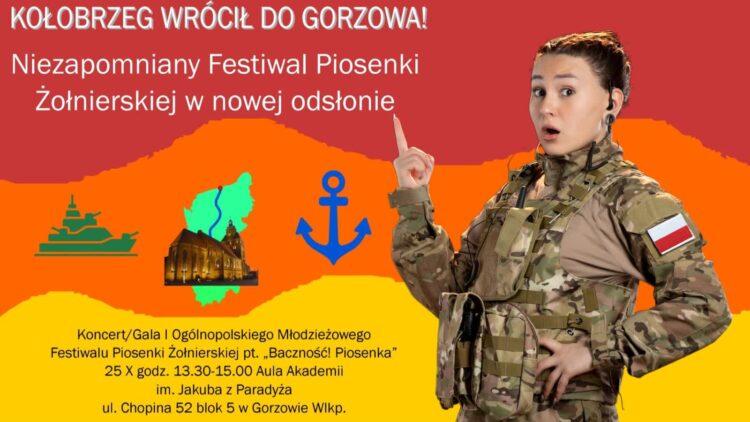 Z piosenką żołnierską z Kołobrzegu do Gorzowa Radio Zachód - Lubuskie