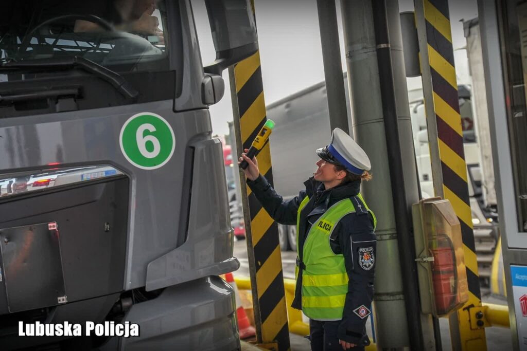 Policyjne kontrole na A2 Radio Zachód - Lubuskie