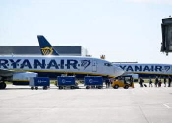 Samoloty Ryanair, zdjęcie ilustracyjne, fot. PAP/Darek Delmanowicz