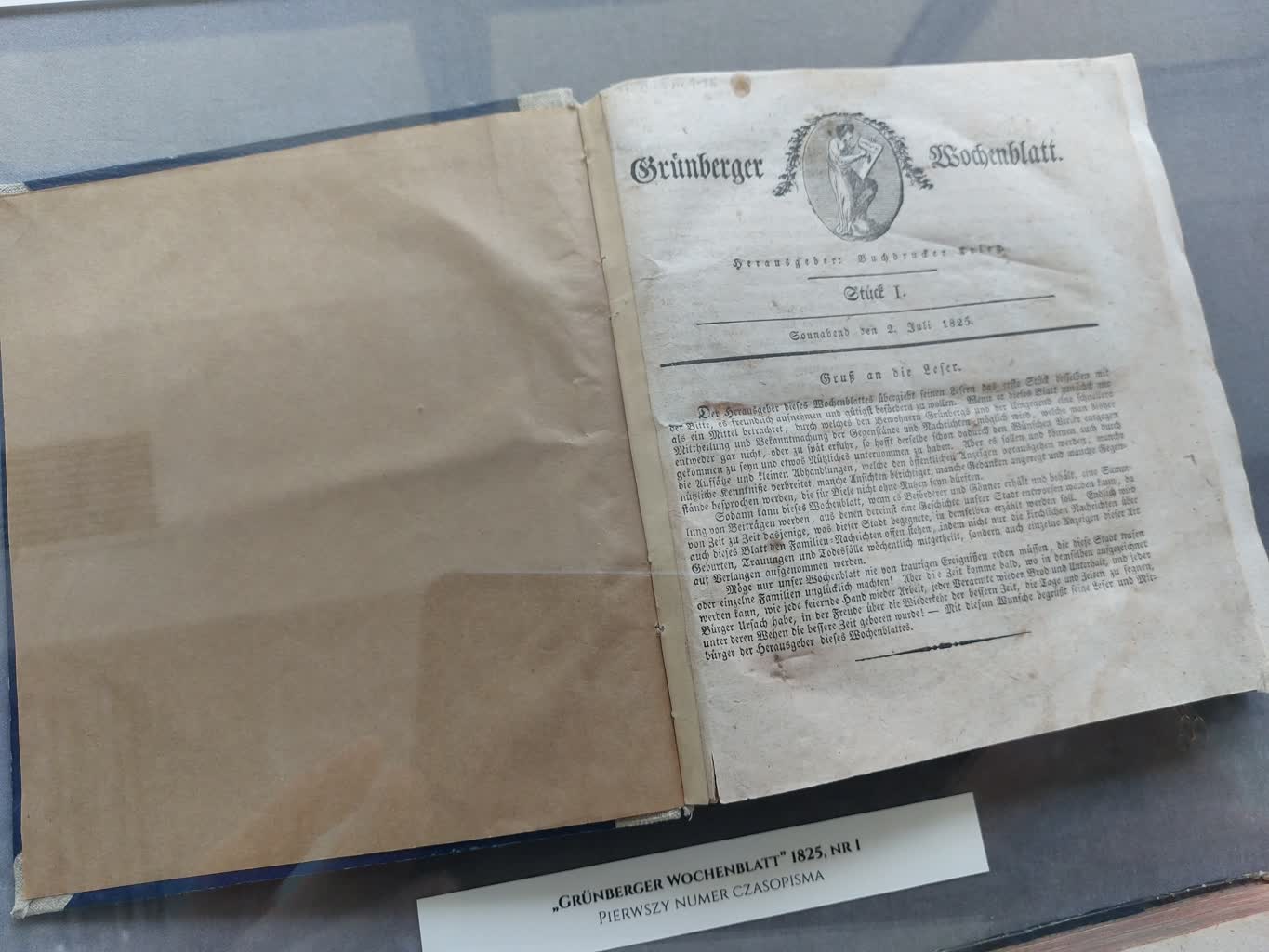 „Grünberger Wochenblatt – 200-lecie powstania”. Wystawa Radio Zachód - Lubuskie